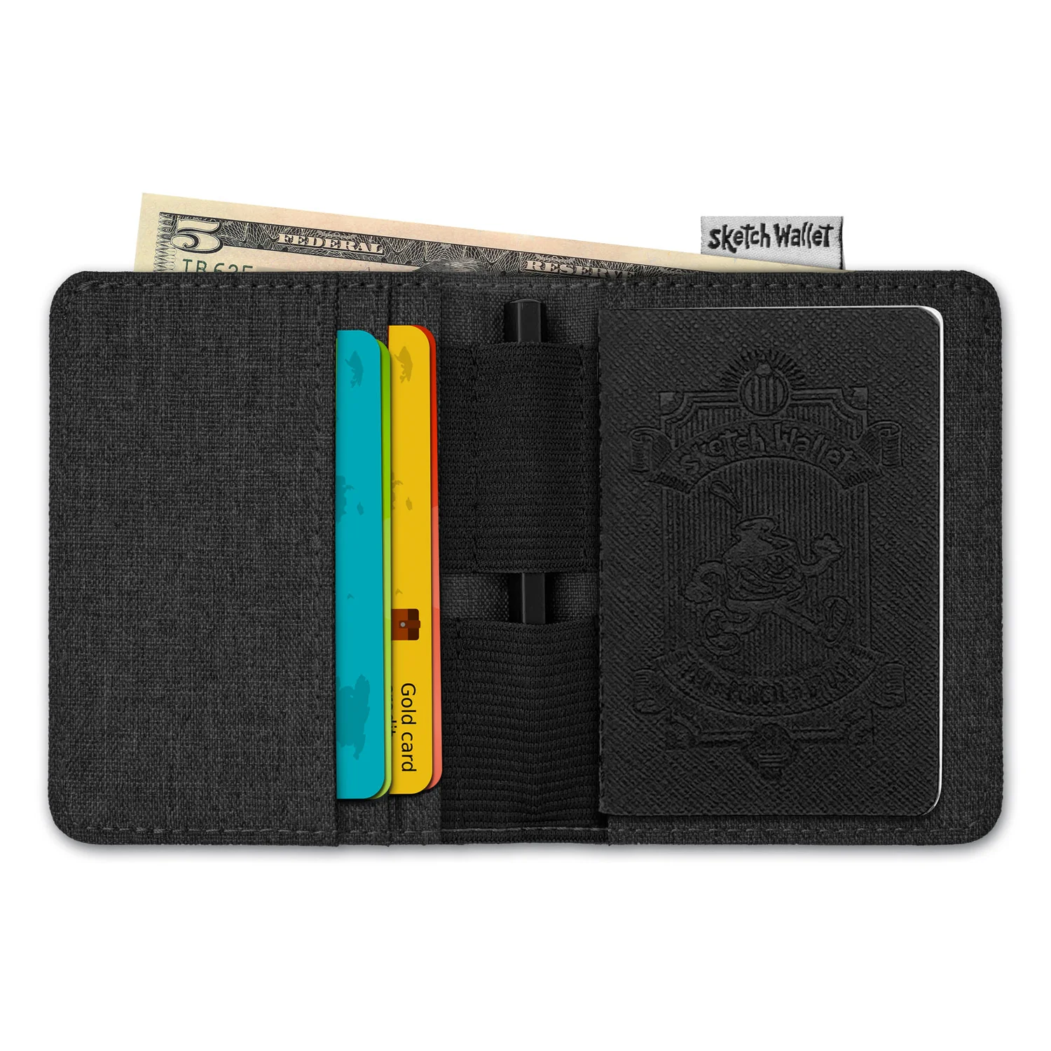 Small Canvas Sketch Wallet 2.0 - Image 3